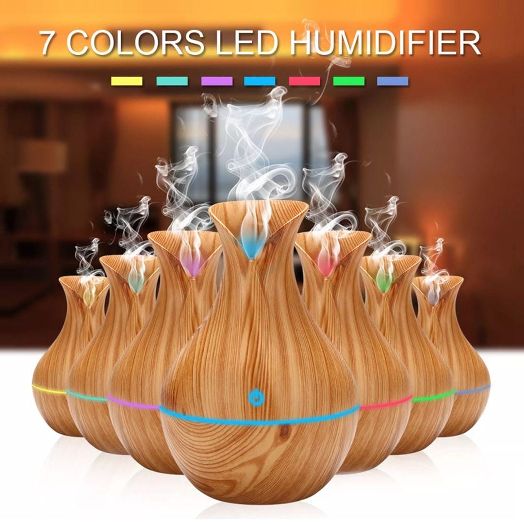 Mini Ultrasonic Aroma Diffuser & Cool Mist Air Humidifier