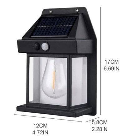 Orinnx Solar Tungsten Filament Wall Lamp – Outdoor Motion Sensor Wall Light for Garden, Courtyard & Villa (Waterproof Intelligent Induction)