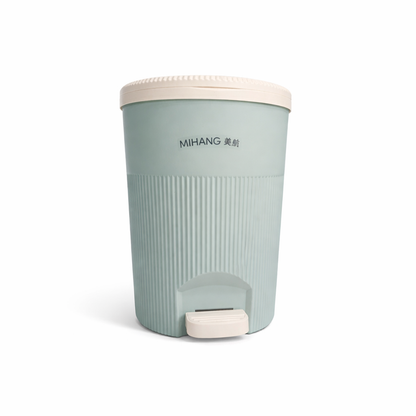 Royal Round Pedal Dustbin with Lid – Hands-Free Trash Can for Kitchen, Bathroom & Office