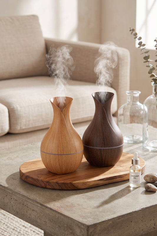 Mini Ultrasonic Aroma Diffuser & Cool Mist Air Humidifier