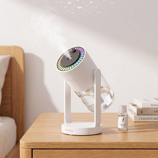 Sky Humidifier | Ultrasonic Air Humidifier & Aroma Diffuser | Cool Mist Maker for Fresh, Moist & Relaxing Room Atmosphere